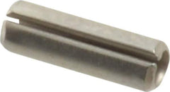 Value Collection - 3/32" Diam x 5/16" Long Slotted Spring Pin - Grade 420 Stainless Steel, Bright Finish - Eagle Tool & Supply