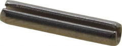 Value Collection - 3/32" Diam x 1/2" Long Slotted Spring Pin - Grade 420 Stainless Steel, Bright Finish - Eagle Tool & Supply