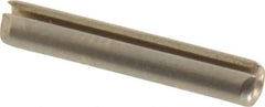 Made in USA - 3/32" Diam x 9/16" Long Slotted Spring Pin - Grade 420 Stainless Steel, Bright Finish - Eagle Tool & Supply