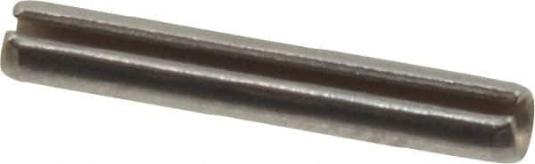 Value Collection - 3/32" Diam x 5/8" Long Slotted Spring Pin - Grade 420 Stainless Steel, Bright Finish - Eagle Tool & Supply