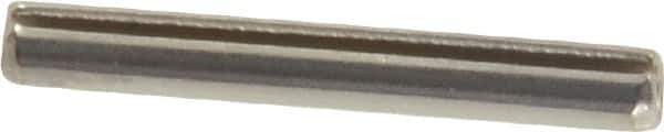 Made in USA - 3/32" Diam x 3/4" Long Slotted Spring Pin - Grade 420 Stainless Steel, Bright Finish - Eagle Tool & Supply