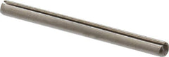 Made in USA - 3/32" Diam x 1-1/8" Long Slotted Spring Pin - Grade 420 Stainless Steel, Bright Finish - Eagle Tool & Supply