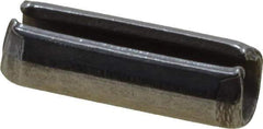 Made in USA - 1/8" Diam x 3/8" Long Slotted Spring Pin - Grade 420 Stainless Steel, Bright Finish - Eagle Tool & Supply