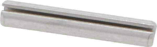 Made in USA - 1/8" Diam x 3/4" Long Slotted Spring Pin - Grade 420 Stainless Steel, Bright Finish - Eagle Tool & Supply
