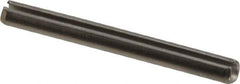 Made in USA - 1/8" Diam x 1-1/4" Long Slotted Spring Pin - Grade 420 Stainless Steel, Bright Finish - Eagle Tool & Supply