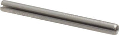Made in USA - 1/8" Diam x 1-3/8" Long Slotted Spring Pin - Grade 420 Stainless Steel, Bright Finish - Eagle Tool & Supply