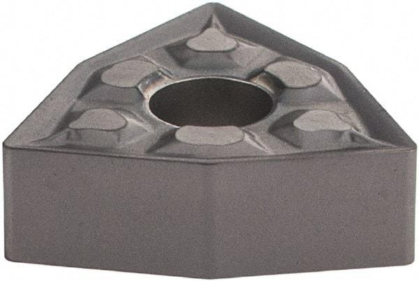 Iscar - WNMG3-1 TF Grade IC907 Carbide Turning Insert - 80° Trigon, 3/8" Inscr Circle, 5/32" Thick, 1/64" Corner Radius - Eagle Tool & Supply