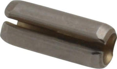Value Collection - 5/32" Diam x 3/8" Long Slotted Spring Pin - Grade 420 Stainless Steel, Bright Finish - Eagle Tool & Supply