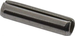 Made in USA - 5/32" Diam x 5/8" Long Slotted Spring Pin - Grade 420 Stainless Steel, Bright Finish - Eagle Tool & Supply