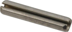 Made in USA - 5/32" Diam x 3/4" Long Slotted Spring Pin - Grade 420 Stainless Steel, Bright Finish - Eagle Tool & Supply