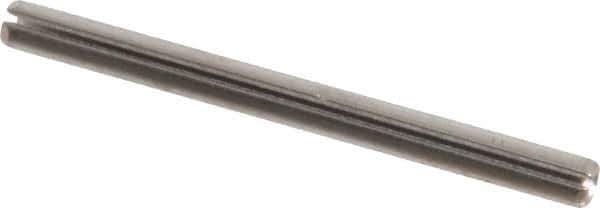 Made in USA - 5/32" Diam x 2" Long Slotted Spring Pin - Grade 420 Stainless Steel, Bright Finish - Eagle Tool & Supply