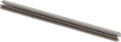 Made in USA - 5/32" Diam x 2" Long Slotted Spring Pin - Grade 420 Stainless Steel, Bright Finish - Eagle Tool & Supply
