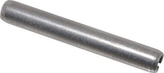 Made in USA - 3/16" Diam x 1-3/8" Long Slotted Spring Pin - Grade 420 Stainless Steel, Bright Finish - Eagle Tool & Supply