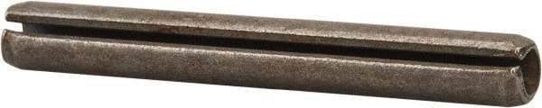 Made in USA - 3/16" Diam x 1-1/2" Long Slotted Spring Pin - Grade 420 Stainless Steel, Bright Finish - Eagle Tool & Supply
