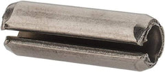 Made in USA - 7/32" Diam x 5/8" Long Slotted Spring Pin - Grade 420 Stainless Steel, Bright Finish - Eagle Tool & Supply