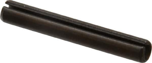 Made in USA - 7/32" Diam x 1-1/2" Long Slotted Spring Pin - Grade 420 Stainless Steel, Bright Finish - Eagle Tool & Supply