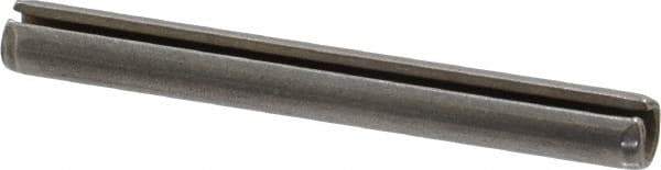 Made in USA - 7/32" Diam x 2" Long Slotted Spring Pin - Grade 420 Stainless Steel, Bright Finish - Eagle Tool & Supply