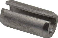 Value Collection - 3/8" Diam x 3/4" Long Slotted Spring Pin - Grade 420 Stainless Steel, Bright Finish - Eagle Tool & Supply