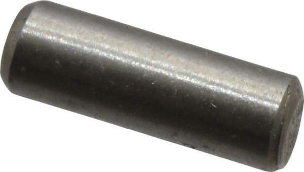 Value Collection - 1/16" Diam x 3/16" Pin Length 18-8 Stainless Steel Standard Dowel Pin - Bright Finish - Eagle Tool & Supply