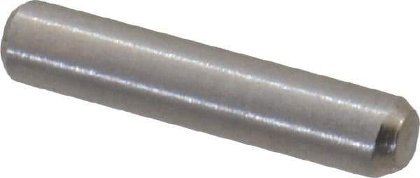 Value Collection - 1/16" Diam x 5/16" Pin Length 18-8 Stainless Steel Standard Dowel Pin - Bright Finish - Eagle Tool & Supply