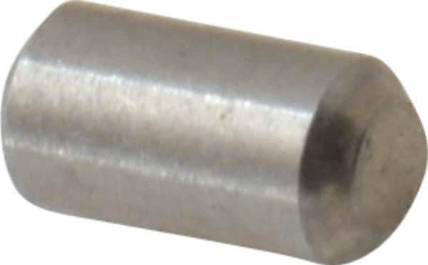 Value Collection - 3/32" Diam x 3/16" Pin Length 18-8 Stainless Steel Standard Dowel Pin - Bright Finish - Eagle Tool & Supply