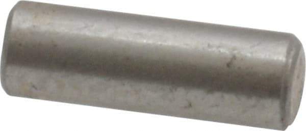 Value Collection - 1/8" Diam x 3/8" Pin Length 18-8 Stainless Steel Standard Dowel Pin - Bright Finish - Eagle Tool & Supply