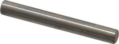 Value Collection - 1/8" Diam x 1" Pin Length 18-8 Stainless Steel Standard Dowel Pin - Bright Finish - Eagle Tool & Supply