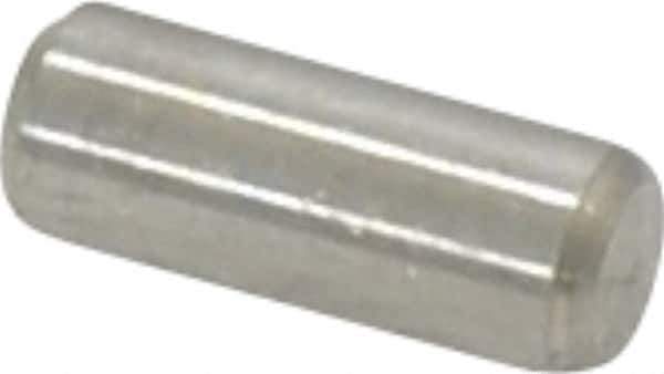 Value Collection - 3/16" Diam x 1/2" Pin Length 18-8 Stainless Steel Standard Dowel Pin - Bright Finish - Eagle Tool & Supply