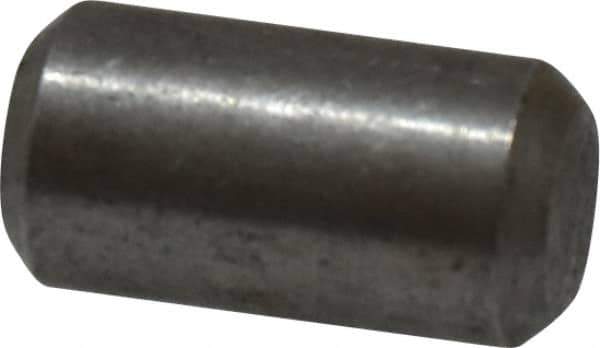 Value Collection - 1/4" Diam x 1/2" Pin Length 18-8 Stainless Steel Standard Dowel Pin - Bright Finish - Eagle Tool & Supply