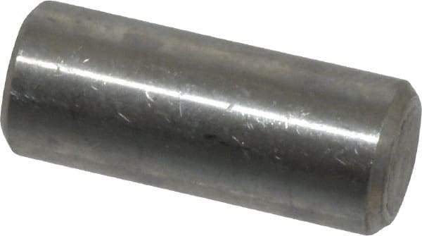 Value Collection - 1/4" Diam x 5/8" Pin Length 18-8 Stainless Steel Standard Dowel Pin - Bright Finish - Eagle Tool & Supply