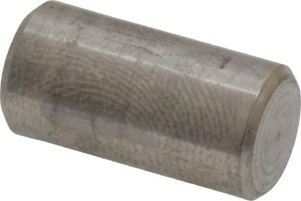 Value Collection - 3/8" Diam x 3/4" Pin Length 18-8 Stainless Steel Standard Dowel Pin - Bright Finish - Eagle Tool & Supply