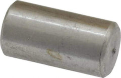 Value Collection - 1/2" Diam x 1" Pin Length 18-8 Stainless Steel Standard Dowel Pin - Bright Finish - Eagle Tool & Supply