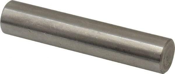 Value Collection - 1/2" Diam x 2-1/2" Pin Length 18-8 Stainless Steel Standard Dowel Pin - Bright Finish - Eagle Tool & Supply