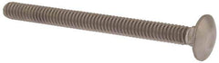 Value Collection - 1/4-20 UNC 3" Length Under Head, Standard Square Neck, Carriage Bolt - 18-8 Stainless Steel, Uncoated - Eagle Tool & Supply