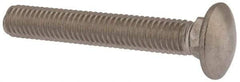 Value Collection - 3/8-16 UNC 2-1/2" Length Under Head, Standard Square Neck, Carriage Bolt - 18-8 Stainless Steel, Uncoated - Eagle Tool & Supply