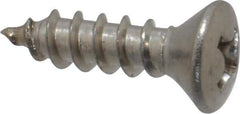 Value Collection - #8 Oval Head Phillips Sheet Metal Screw - Stainless Steel, 5/8" OAL, Grade 18-8 - Eagle Tool & Supply