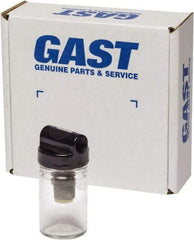 Gast - 2 oz Air Compressor Filter/Muffler Assembly - 3 Piece, Use with Gast 1HAB/0211 Rotary Vane Units - Eagle Tool & Supply