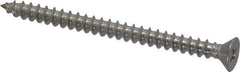Value Collection - #10 Flat Head Phillips Sheet Metal Screw - Stainless Steel, 2-1/2" OAL, Grade 18-8 - Eagle Tool & Supply
