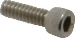 Value Collection - #6-32 UNC Hex Socket Drive, Socket Cap Screw - Grade 18-8 Stainless Steel, Uncoated, Fully Threaded, 7/16" Length Under Head - Eagle Tool & Supply