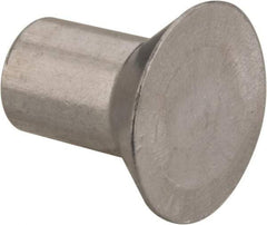 RivetKing - 3/16" Body Diam, Countersunk Aluminum Solid Rivet - 5/16" Length Under Head, Grade 1100F, 78° Countersunk Head Angle - Eagle Tool & Supply