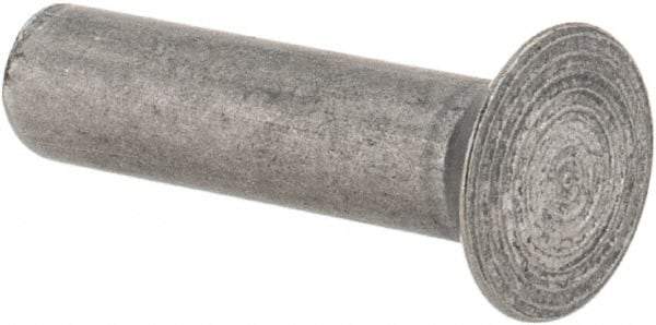 RivetKing - 3/16" Body Diam, Countersunk Steel Solid Rivet - 3/4" Length Under Head, 90° Countersunk Head Angle - Eagle Tool & Supply