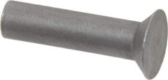 RivetKing - 1/4" Body Diam, Countersunk Uncoated Steel Solid Rivet - 1" Length Under Head, 90° Countersunk Head Angle - Eagle Tool & Supply