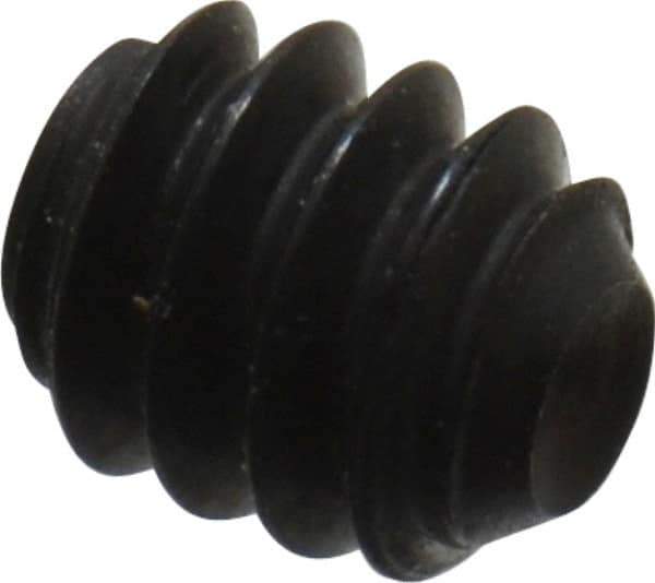 Holo-Krome - #4-40 UNC, 1/8" OAL, Cup Point Set Screw - Grade 8 Alloy Steel, 0.05" Key - Eagle Tool & Supply