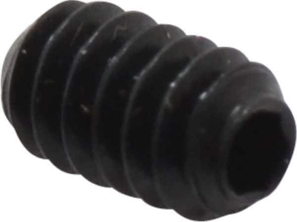 Holo-Krome - #4-40 UNC, 3/16" OAL, Cup Point Set Screw - Grade 8 Alloy Steel, 0.05" Key - Eagle Tool & Supply