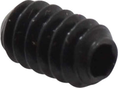 Holo-Krome - #4-40 UNC, 3/16" OAL, Cup Point Set Screw - Grade 8 Alloy Steel, 0.05" Key - Eagle Tool & Supply