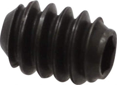 Holo-Krome - #6-32 UNC, 3/16" OAL, Cup Point Set Screw - Grade 8 Alloy Steel, 1/16" Key - Eagle Tool & Supply