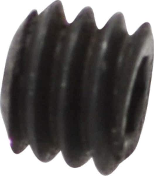 Holo-Krome - #8-32 UNC, 1/8" OAL, Cup Point Set Screw - Grade 8 Alloy Steel, 5/64" Key - Eagle Tool & Supply