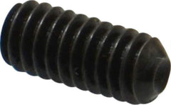 Holo-Krome - #8-32 UNC, 3/8" OAL, Cup Point Set Screw - Grade 8 Alloy Steel, 5/64" Key - Eagle Tool & Supply