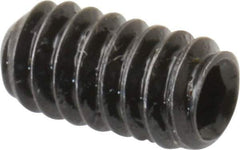 Holo-Krome - #10-24 UNC, 3/8" OAL, Cup Point Set Screw - Grade 8 Alloy Steel, 3/32" Key - Eagle Tool & Supply
