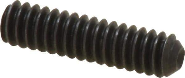 Holo-Krome - #10-24 UNC, 3/4" OAL, Cup Point Set Screw - Grade 8 Alloy Steel, 3/32" Key - Eagle Tool & Supply